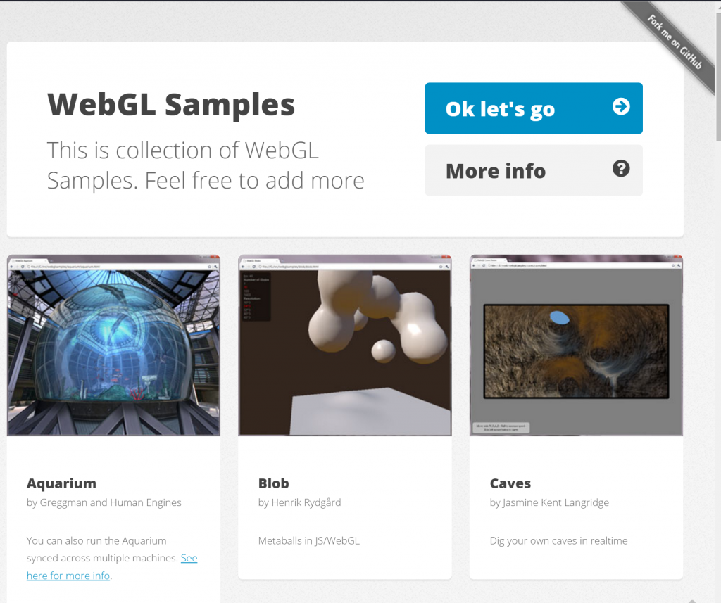 WebGL samples